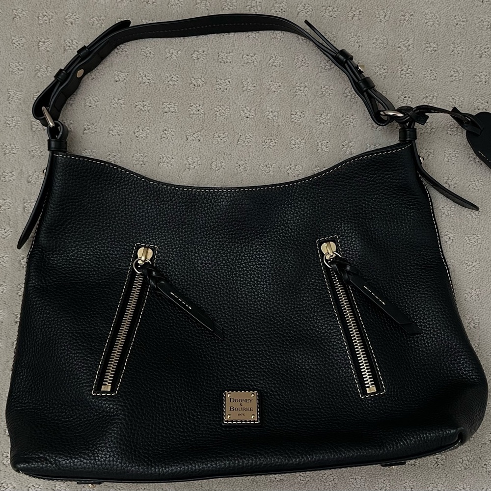 Dooney & Bourke Black Leather Shoulder Bag